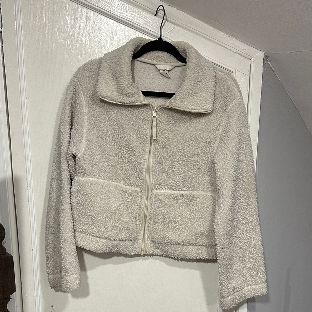 H&M Cream Sherpa Jacket